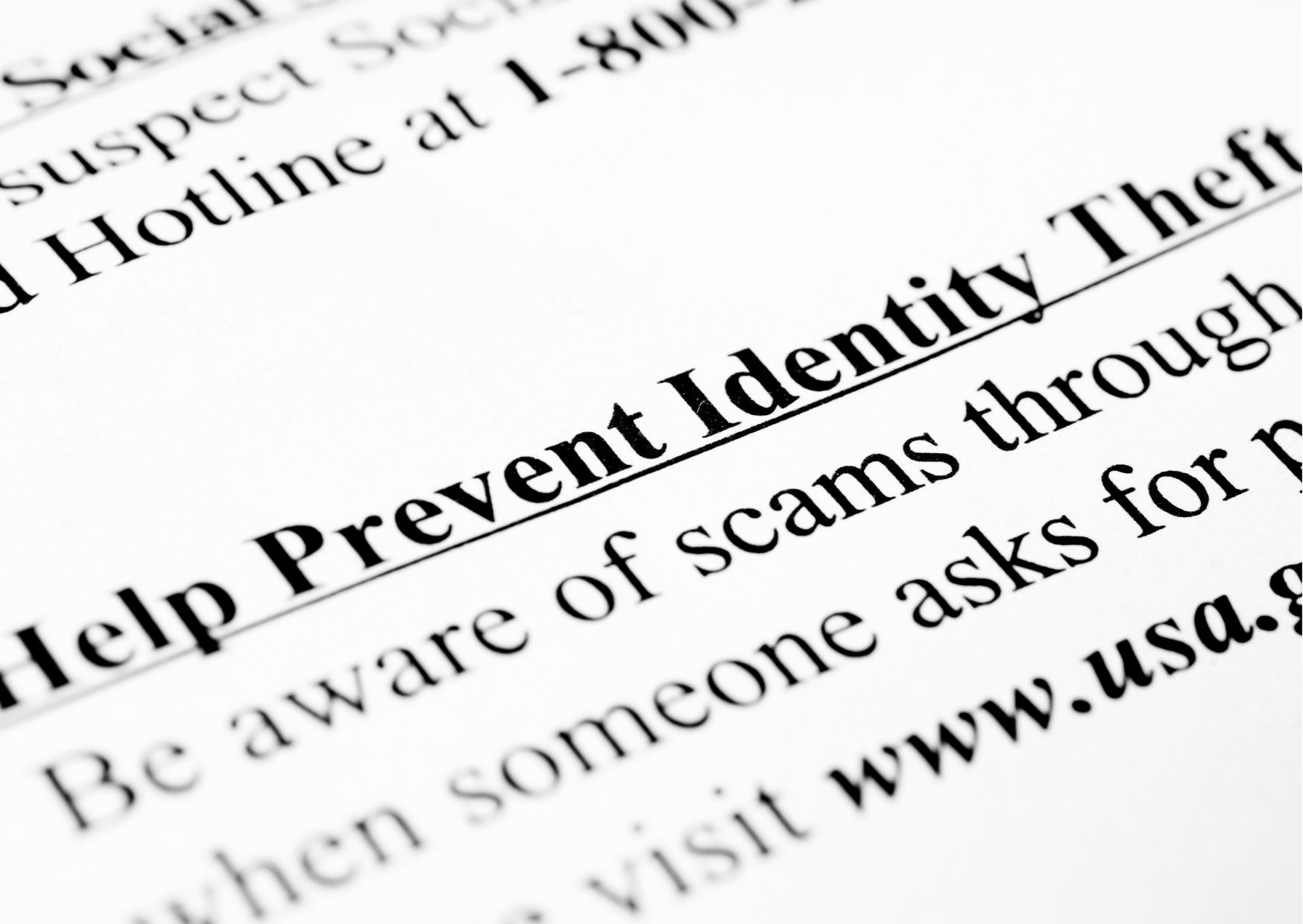 Awareness of Identity Theft Protection