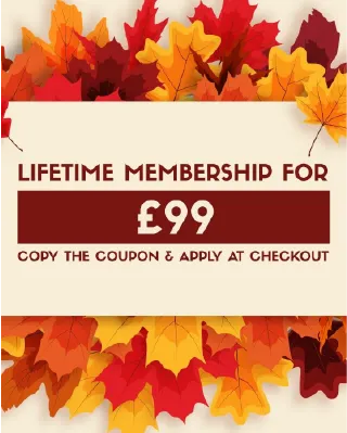 Lifetime membership for £99