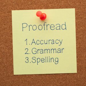 Proofreading